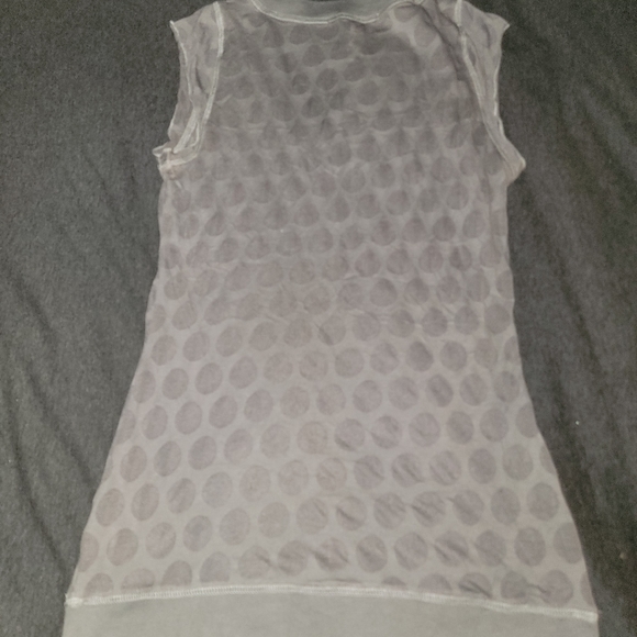 American Rag Polka Dot T-Shirt - Large - Gray - Picture 3 of 3